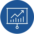 illustration of a line graph going up